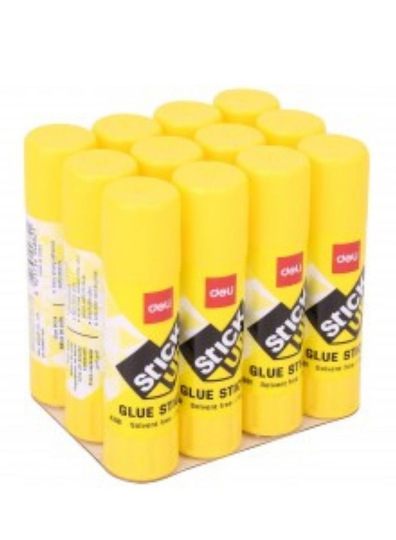Deli Glue Stick 15gm 12 Pieces - Image 2