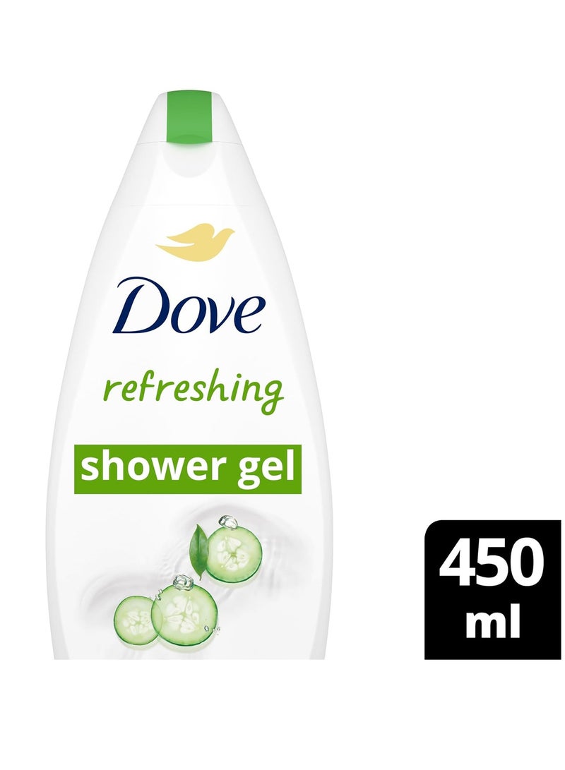 Dove Dove Fresh Touch Shower Gel - 450 ml - Image 2