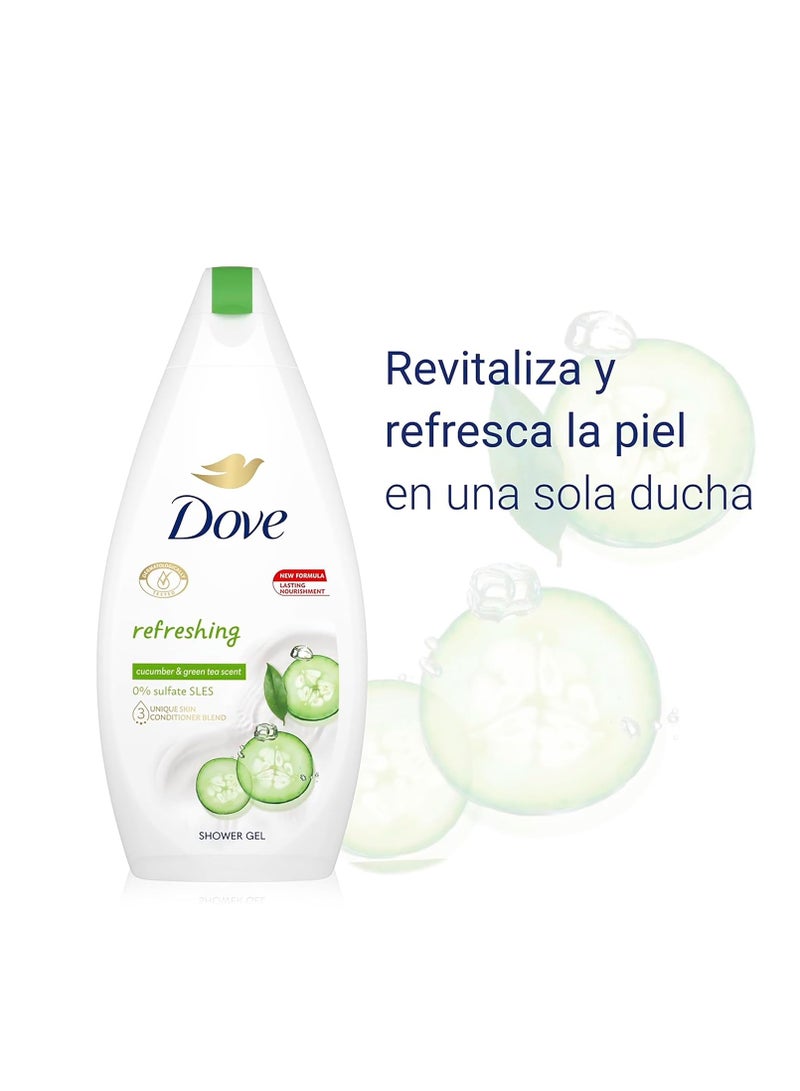 Dove Dove Fresh Touch Shower Gel - 450 ml - Image 3