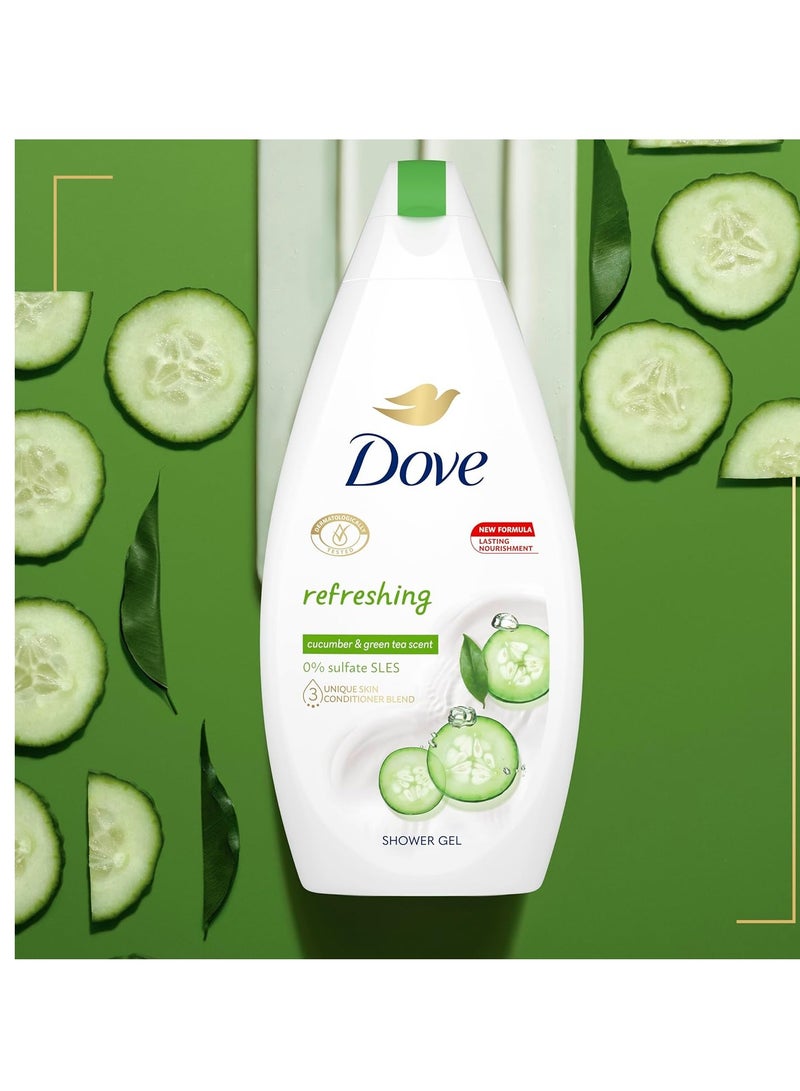Dove Dove Fresh Touch Shower Gel - 450 ml - Image 4