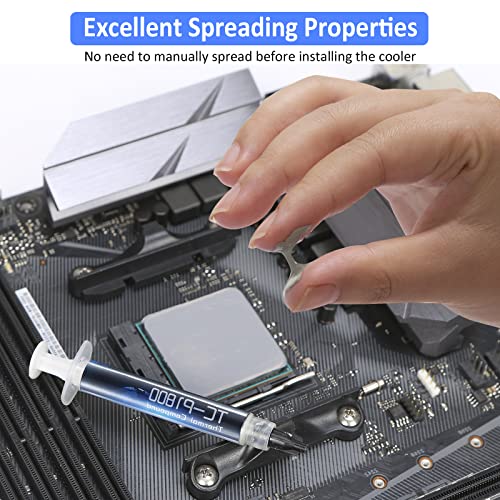 PANO-MOUNTS 18W/m•K High-Performance CPU/GPU Thermal Paste - 5g Thermal Grease Compound for PC, Laptop, PS5 & Graphics Cards | Heat Sink Compound & Thermal Paste for Processors - Image 3
