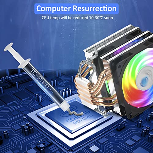 PANO-MOUNTS 18W/m•K High-Performance CPU/GPU Thermal Paste - 5g Thermal Grease Compound for PC, Laptop, PS5 & Graphics Cards | Heat Sink Compound & Thermal Paste for Processors - Image 5
