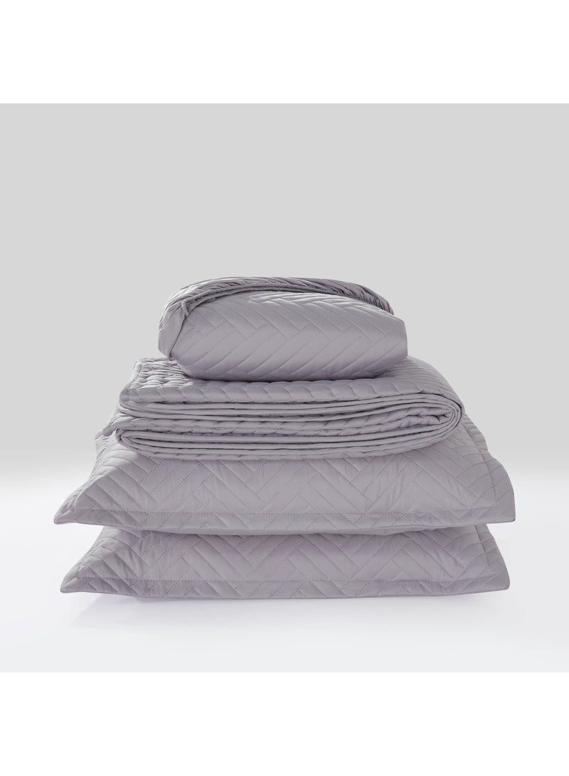 100% Waterproof Mattress Protector, High Liquid Resistance, Breathable 3D Air Full Mattress Protector, Super Soft Cooling Mattress Cover, Hypoallergenic Quiet Fitted Sheet (Gray - Fitted Sheet 3-Piece Set) - Image 2