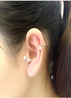 Generic 1 Piece On Nose and ears Ring Fake Nose Piercing Clip On Cross Nose Clip Fake Jewelry Piercing  - Image 3