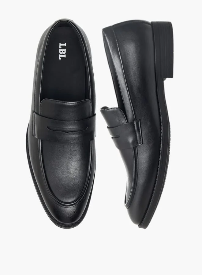 ال بي ال من شو اكسبرس Men Solid Loafers with Cutout Detail