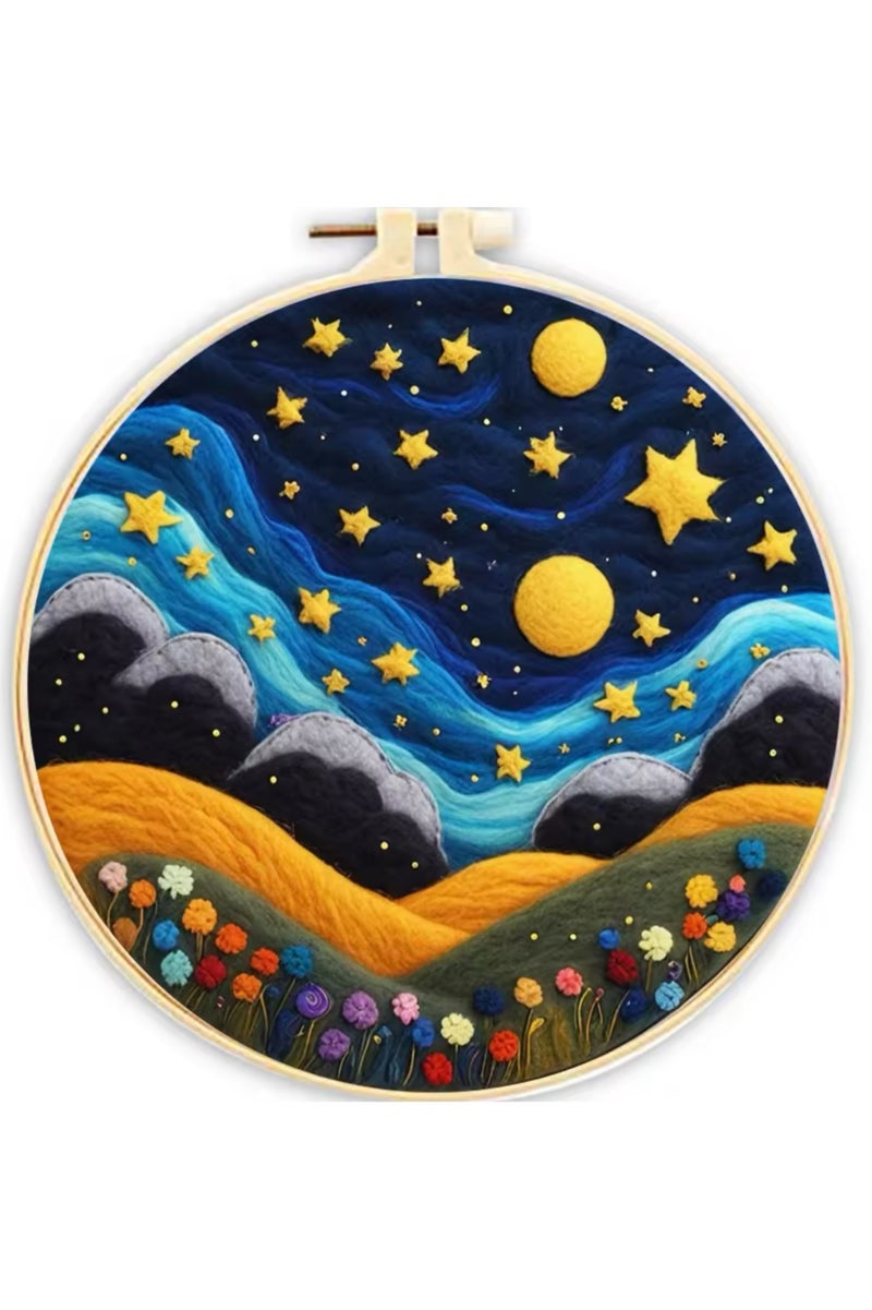 Wool needle felt painting kit - Image 1