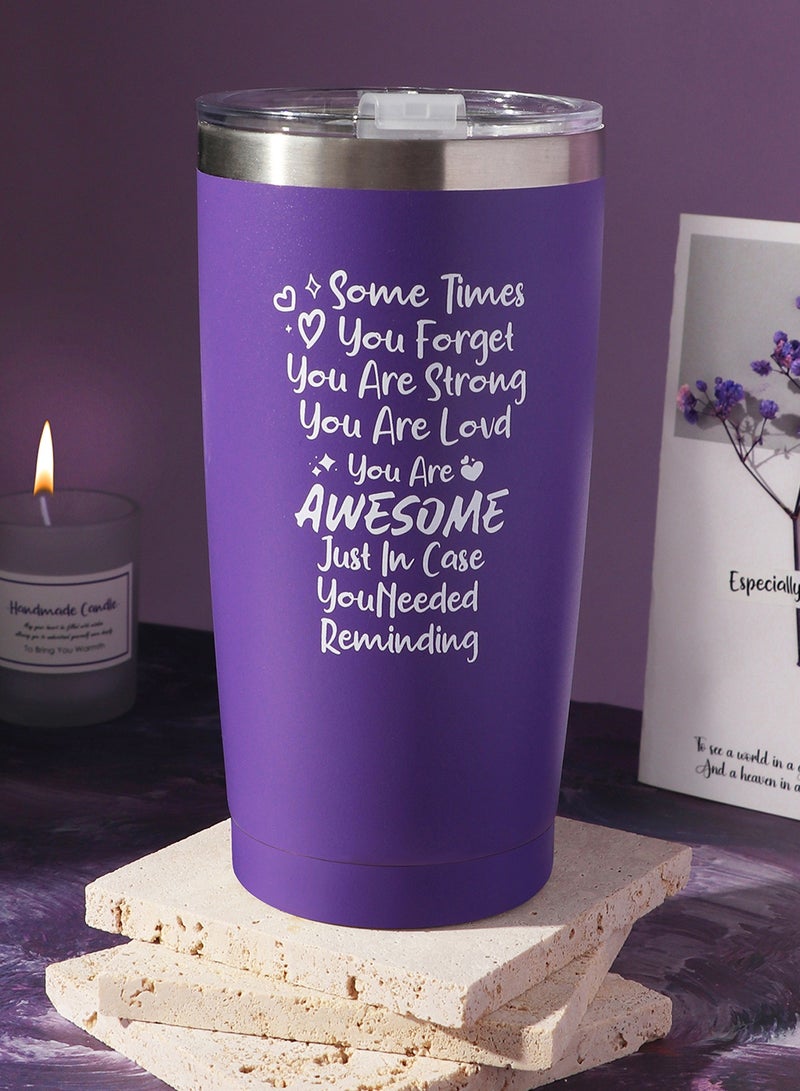 عربست هدايا عيد الأضحى للنساء: مجموعة كوب سيارة لافندر فاخرة مع 3 ملحقات + كرة استحمام كريستالية + صابون أحجار كريمة + شمعة صويا + سوار أميثيست، سلة هدايا مثالية ليوم الأم السعودي - Image 4