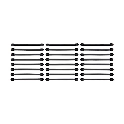 Nite Ize Original Gear Tie - 3-Inch Reusable Rubber Twist Tie - Reusable Gear Ties - Electric Cord Organizers - Twist Ties for Cords - Reusable Zip Ties - Black, 3-Inch, 24 Pack - Image 2