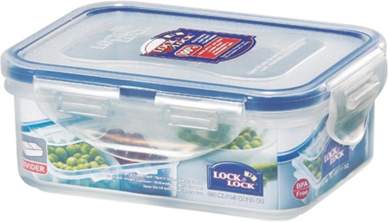 LocknLock Rectangular Short Food Container 350Ml With Divider - Image 2