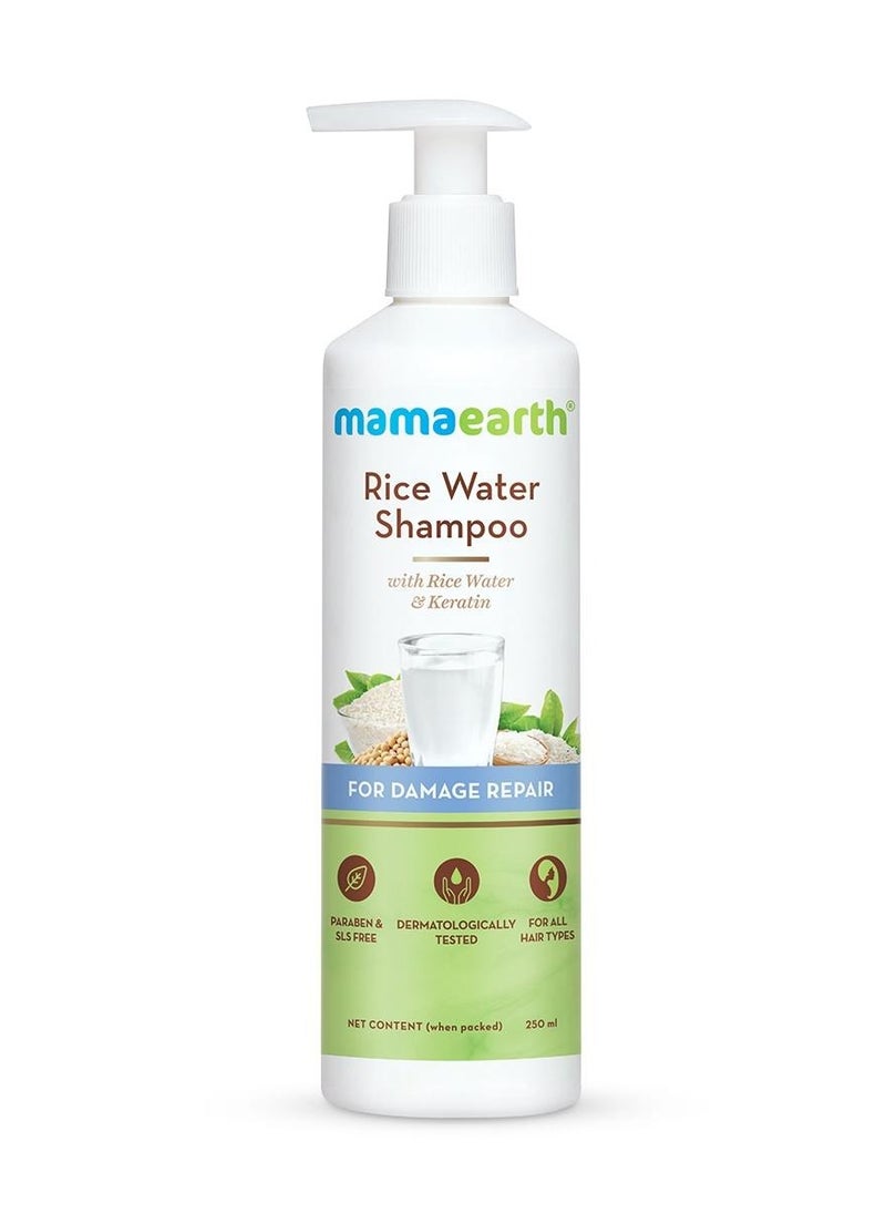 Mamaearth - Rice Shampoo 250ml - Image 1