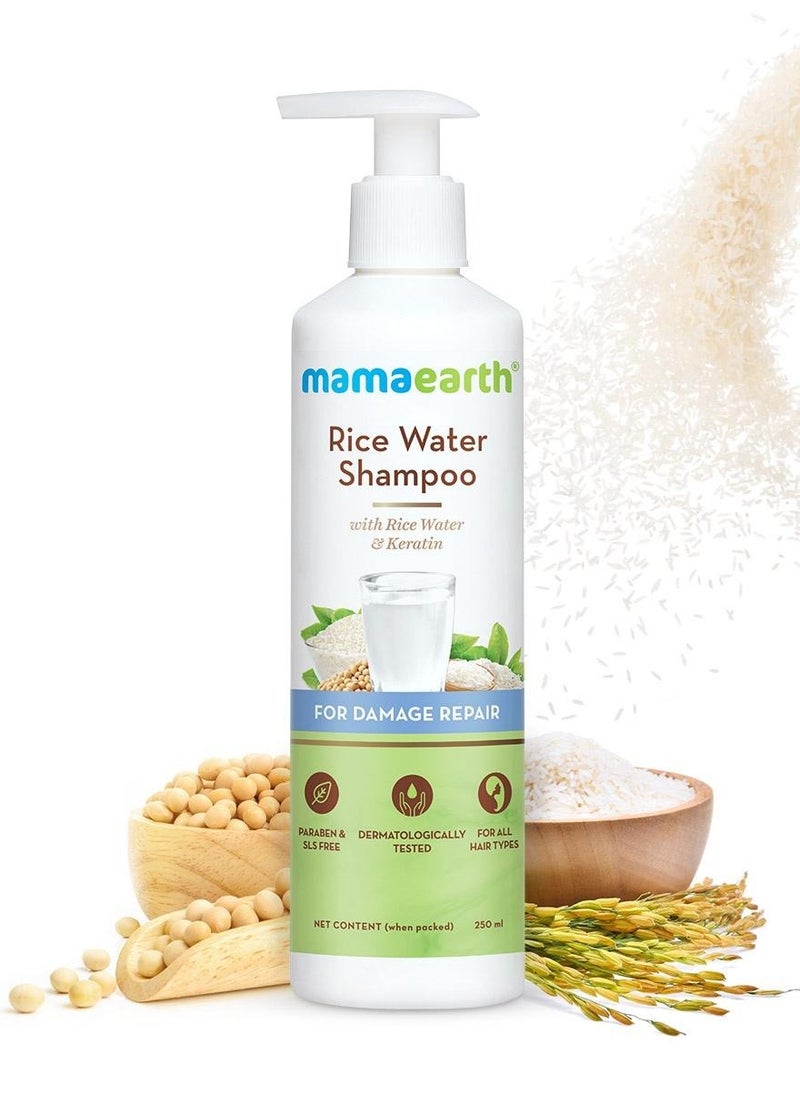 Mamaearth - Rice Shampoo 250ml - Image 1