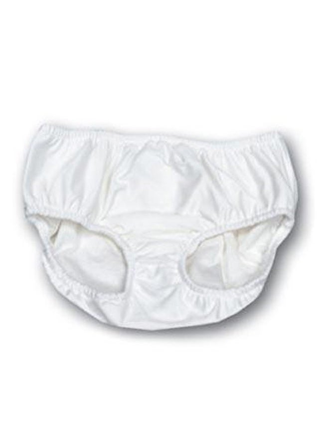 Adult Swim Diapers - Reusable Diaper for the Pool (S-Waist: 26-36; Leg: 17-23, White) by Swimsters