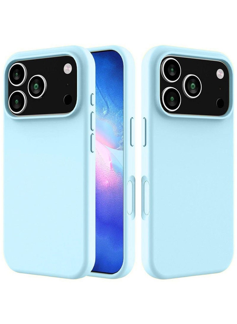 Liquid Silicone Protective Case Compatible with iPhone 17 Pro Max 6.9-Inch, Slim Matte Back Cover, Silky Soft Touch, Shockproof Design, Anti-Fingerprint with Microfiber Lining - Image 1