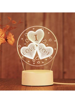 Bluejw 3D Optical Illusion LED Table Desk Lamp 3 Color Changeable Led Night Light Home Party Decoration For Birthday Gift Xmas Festival Toy Gift  - Image 1