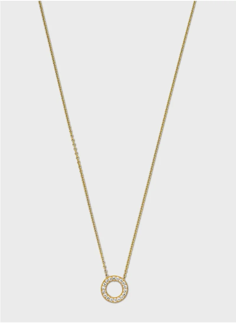 PANDORA Pandora Logo Pavé Circle Collier Necklace
