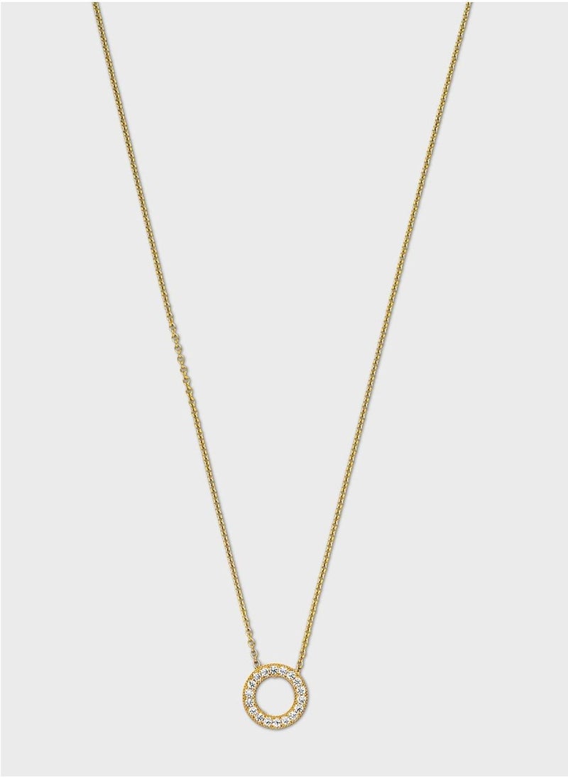 PANDORA Pandora Logo Pavé Circle Collier Necklace  - Image 3