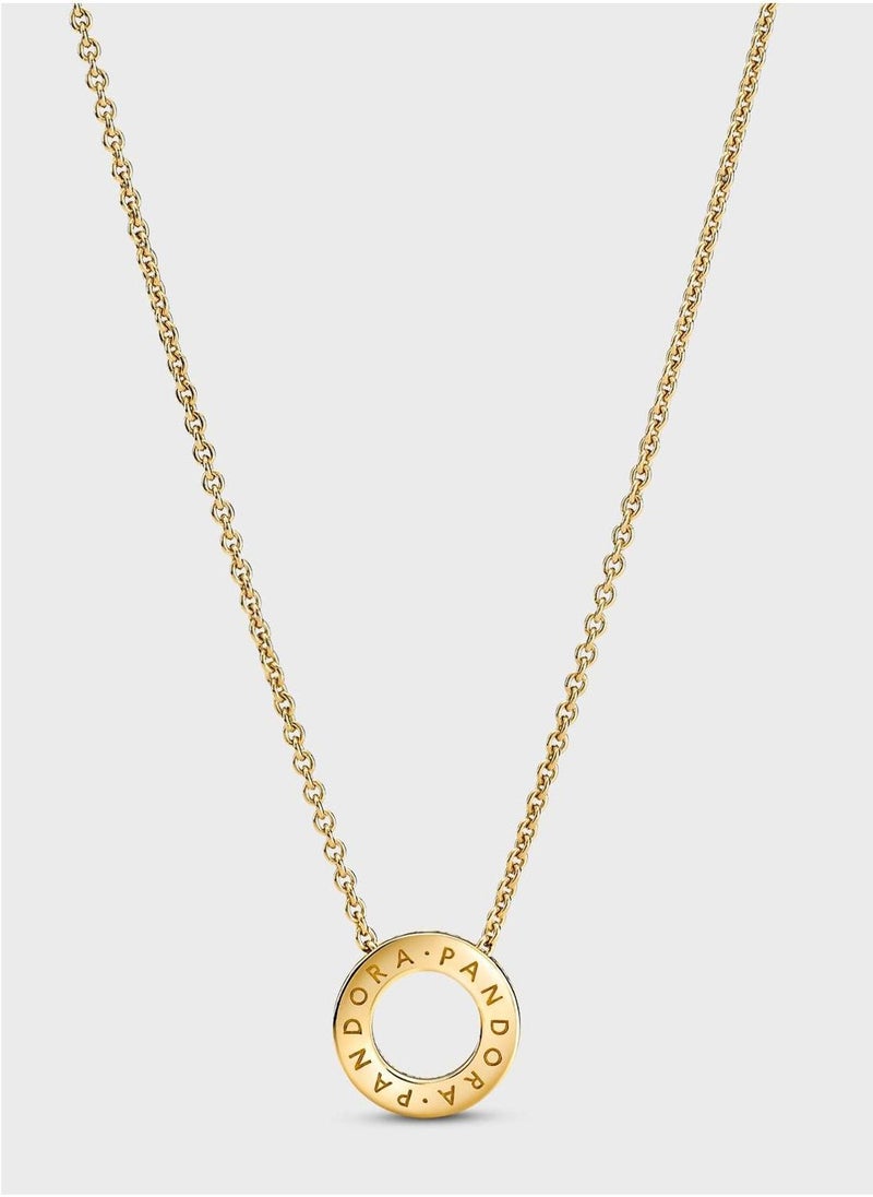 PANDORA Pandora Logo Pavé Circle Collier Necklace  - Image 2