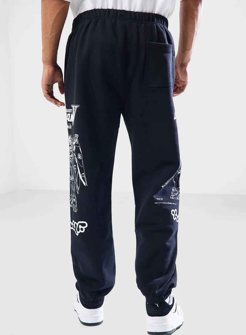 HUF Gundam Wing Fleece sweatpants