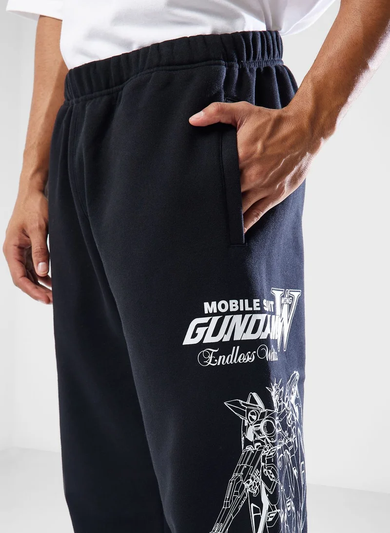 HUF Gundam Wing Fleece sweatpants