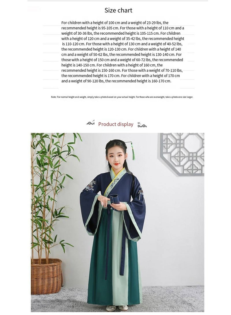 general Traditional Girl's Ancient Hanfu Costume - Elegant Princess Performance Dress for Stage, Cosplay & Cultural Events - Image 2