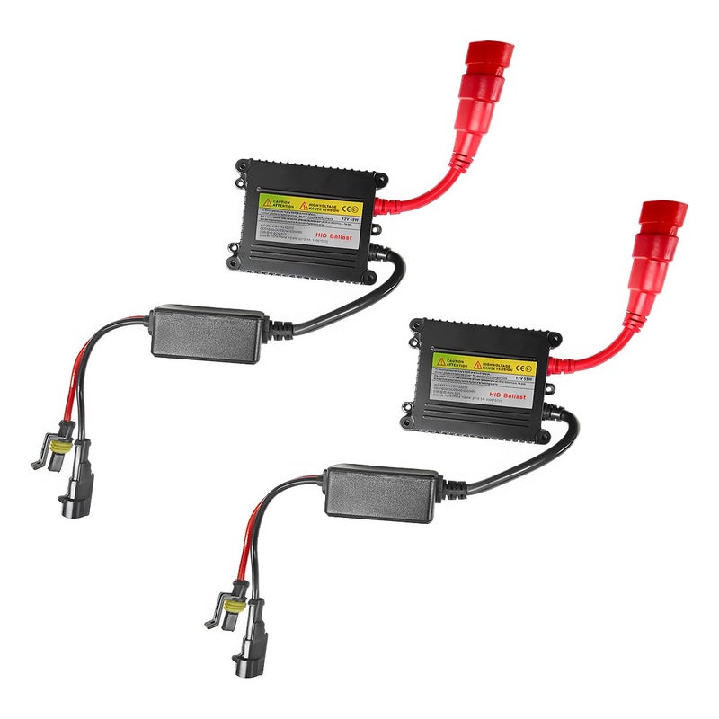 DXNQ 2 PCS DC 12V 55W Xenon HID Ballast, Ultrathin Xenon HID Ballast Control Unit with Igniter Module, DC Headlight Stabilizer Control Module Replacement, Car Accessories - Image 1