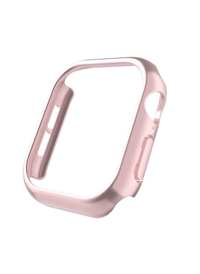 For Apple 46/44/41/45 Watch Iwatch S10 49MM Border Ultra Half Bag Protective Case-Color:Black Frame (no Glass) + Carton Packaging-Exterior Dimension:38mm