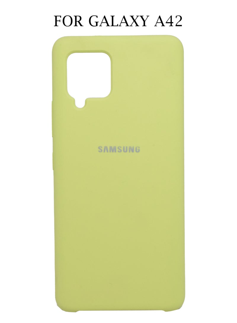 Logo Brands Galaxy A42 Phone Cover Slim Stylish Case with Inside Microfiber Lining  - Image 1