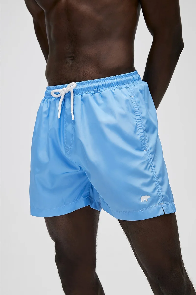 Bad Bear Blue Men's Shorts Swimsuit with Pockets