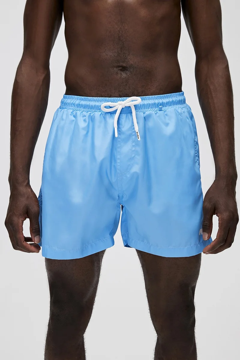 Bad Bear Blue Men's Shorts Swimsuit with Pockets