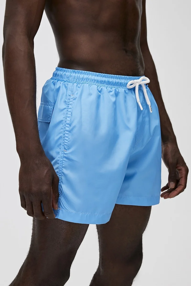 Bad Bear Blue Men's Shorts Swimsuit with Pockets