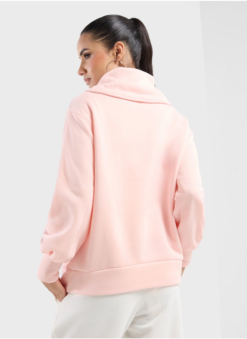 FRWD - Zip Up Oversize Sweatshirt - Image 1