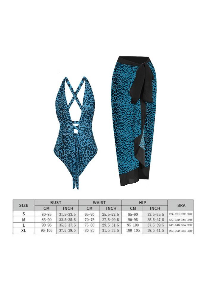 Y&D 2-Piece Women Swimsuit with Skirt Holiday Beach Dress Female Retro Swimwear Vintage Surf Wear Summer - Image 2