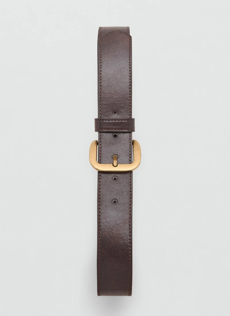 مانجو Square buckle belt