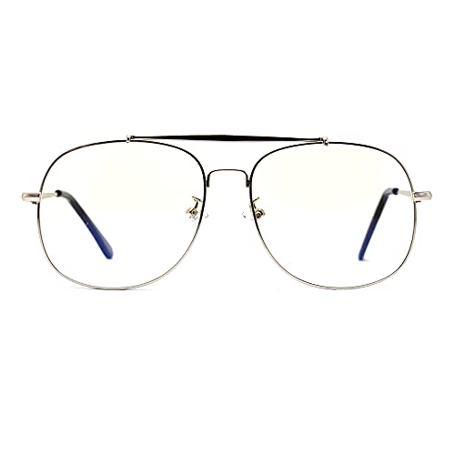 Peter Jones Square Medium Computer Glasses for Men Women with Zero Power Blue Light BlockingLenses (SIZE MEDIUM) AG234 - Image 4