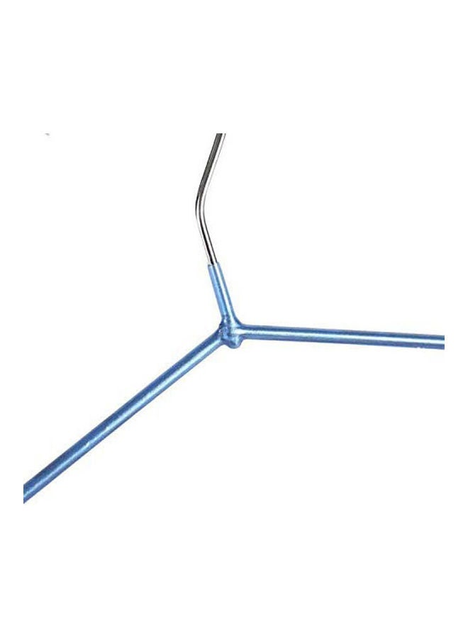 NIBEMINENT Adult Non-Slip Metal Shirt Trouser Hook Hangers Coat BLue - Image 2