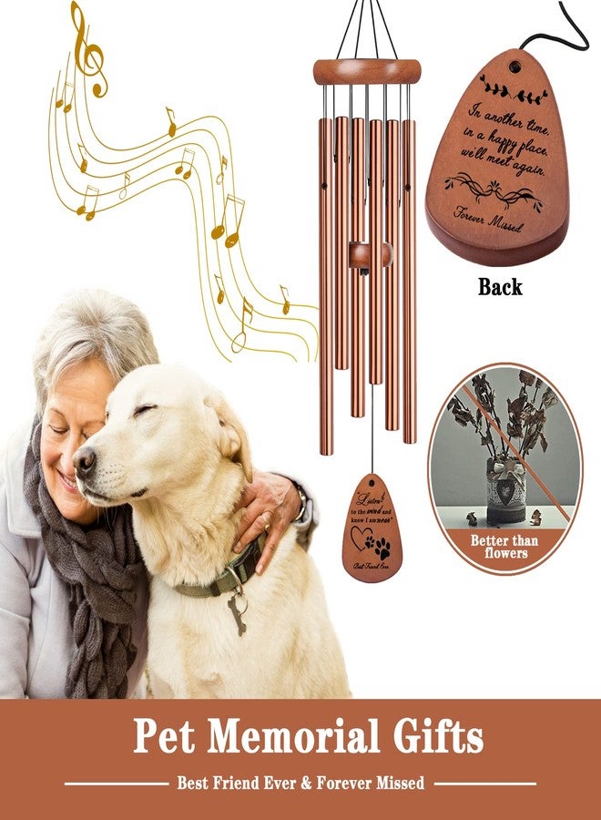 VENBEEL Pet Memorial Gifts for Dogs, 28" Dog Memorial Wind Chime, Pet Loss Sympathy Gift, Loss of Dog Remembrance Condolences Passing Away Gift - Image 2