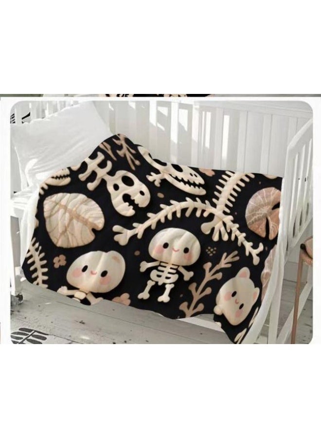 general Flannel thin blanket (warm and comfortable, suitable for sleep, gaming, dust removal and sandproof) 150cm*200cm - 924 - Image 1