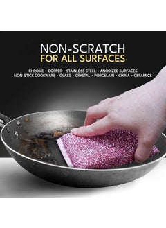 The Crown Choice Kitchen Dish Sponges (1PK = 3 PCs) - Best Scrub Sponge - Non-Scratch Scrubber - Dishwasher Safe - Bulk Thick Basics Sponges - MADE IN KOREA  - Image 2