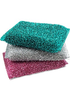 The Crown Choice Kitchen Dish Sponges (1PK = 3 PCs) - Best Scrub Sponge - Non-Scratch Scrubber - Dishwasher Safe - Bulk Thick Basics Sponges - MADE IN KOREA  - Image 1