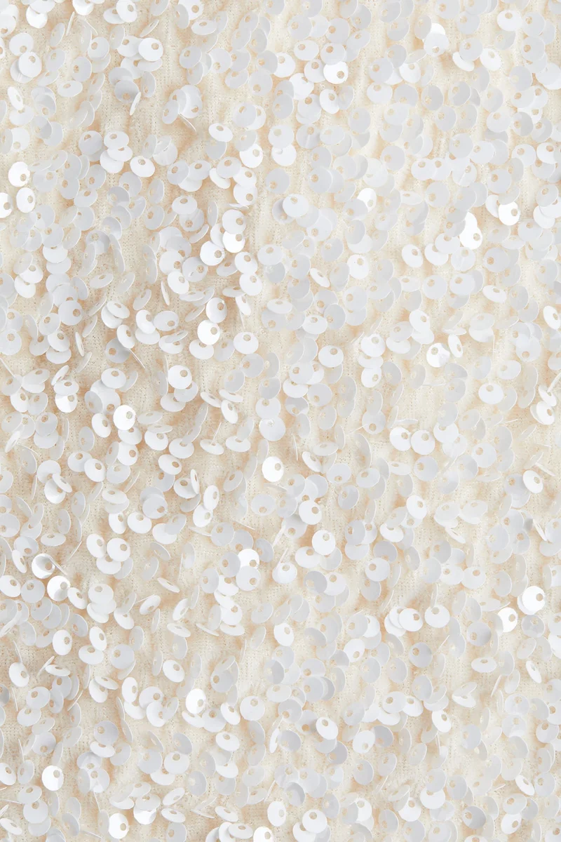 H&M Sequined deep-back dress