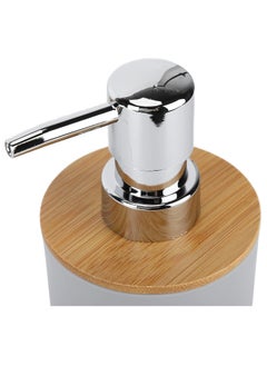 Generic Bamboo Bathroom Accessory Set Includes Soap Dispenser, Toothbrush Holder, Toothbrush Cup, Soap Dish for Decorative Countertop  - Image 5