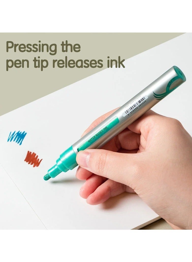 DMAST ACRYLIC MARKER 6CLR METALLIC - C350 - Image 4