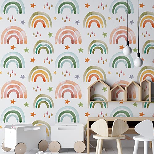 PAPER PLANE DESIGN Vinyl Peel and Stick Waterproof Wallpaper for Kids Room -1 Roll Size 2 X 12 Feet - Image 5