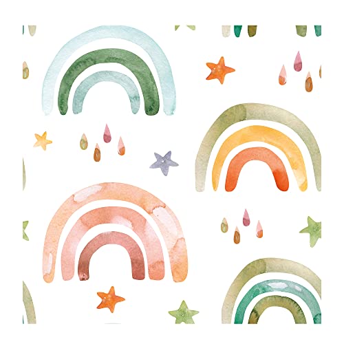 PAPER PLANE DESIGN Vinyl Peel and Stick Waterproof Wallpaper for Kids Room -1 Roll Size 2 X 12 Feet - Image 1