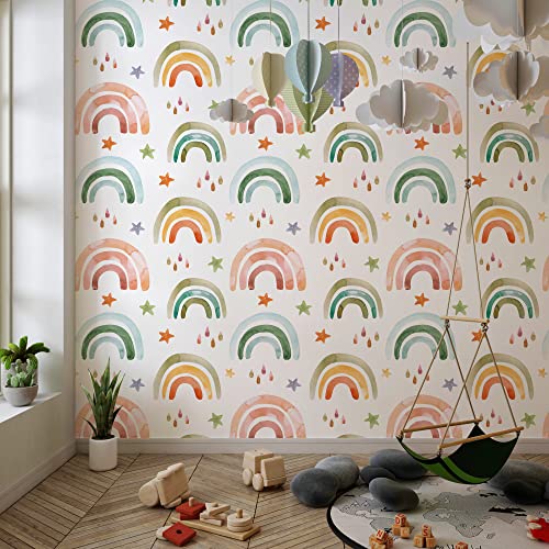 PAPER PLANE DESIGN Vinyl Peel and Stick Waterproof Wallpaper for Kids Room -1 Roll Size 2 X 12 Feet - Image 2