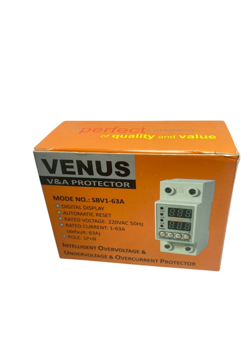 فينوس جهاز حمايه للمنازل سهل التركيب والضبط 220 فولت 63 امبير - Image 2