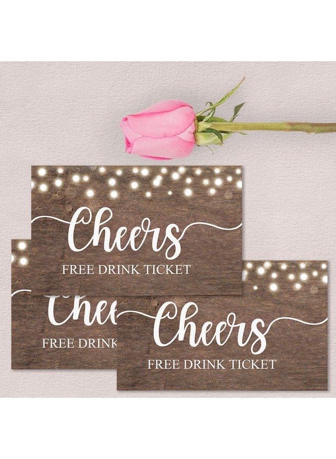 جيفت آيديا ووركشوب 50 تذكرة مشروبات مجانية، تذاكر Cheers، كوبونات تذاكر مشروبات ريفية للحصول على مشروب مجاني في حفلات الزفاف أو المناسبات العملية أو الحفلات، تذاكر مشروبات للمناسبات، تذاكر مشروبات مجانية للمشروبات الغازية أو قسائم الطعام. - Image 5
