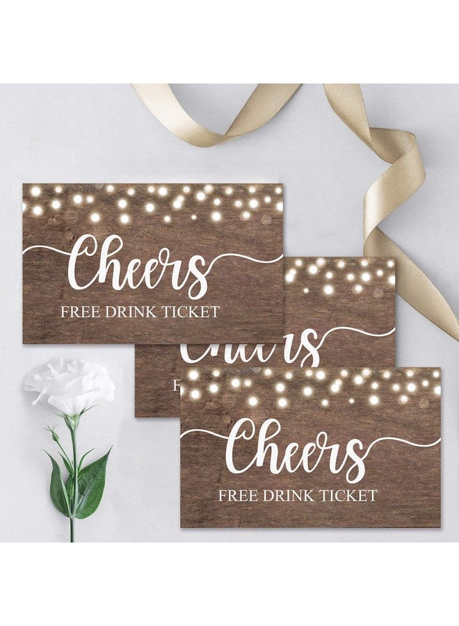 جيفت آيديا ووركشوب 50 تذكرة مشروبات مجانية، تذاكر Cheers، كوبونات تذاكر مشروبات ريفية للحصول على مشروب مجاني في حفلات الزفاف أو المناسبات العملية أو الحفلات، تذاكر مشروبات للمناسبات، تذاكر مشروبات مجانية للمشروبات الغازية أو قسائم الطعام. - Image 4