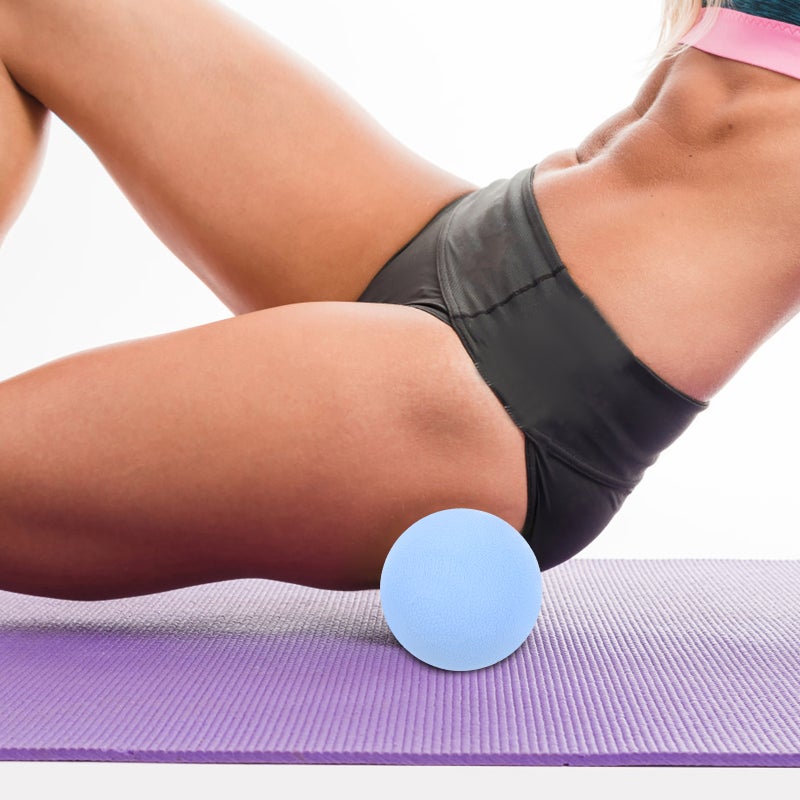 🏋️ كرة تدليك عضلية محمولة أداة تدليك معدات للياقة البدنية حجم ٦ في ٦ سنتيمتر لتخفيف التوتر قطعتان - Image 4