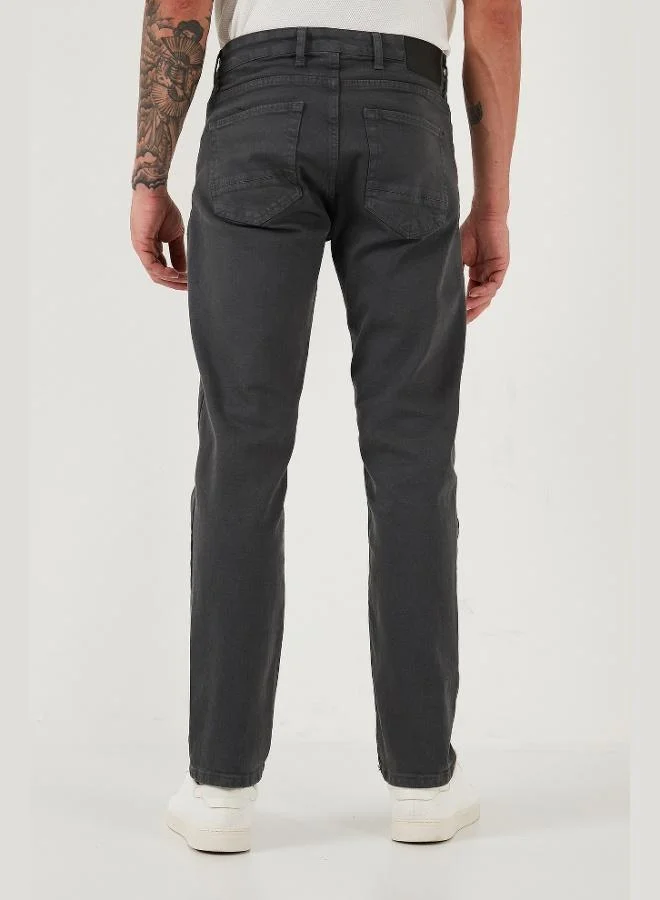 Buratti  Buratti Cotton Comfort Fit Normal Waist Straight Leg Jeans Men's JEANS 4412C19TEXAS for Men | Best Price UAE